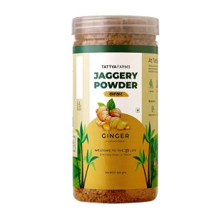 Tattva Farms Jaggery Powder( Ginger )600Gm