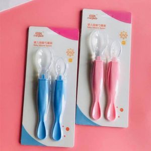 Soft Children Pacifier Feeding Silicone Spoon ( 2 Pcs) - Pacifier