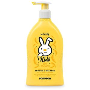 Sanosan Kids Shower Gel & Shampoo 2 in 1 Banana 400 ml