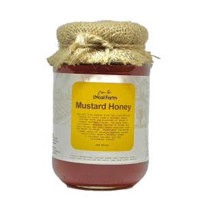 Local Farm 100% Pure Raw and Unfiltered Mustard Honey 500ML