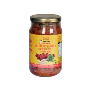 Aama Ko Achar Hot Cherry And Radish Pickle 350Gm