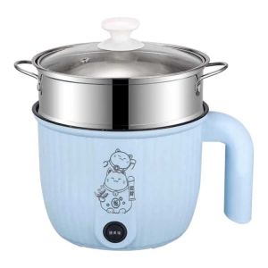18Cm Multifunction Electric Heating Pot With Steamer
