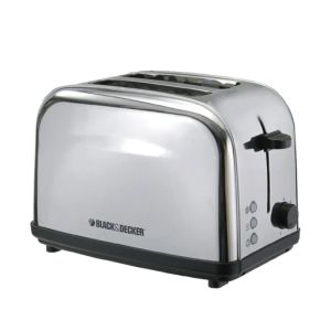 Black+Decker 2 Slice Stainless Steel Toaster ET222-B5