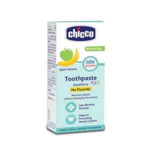 Chicco Toothpaste Apple Banana No Fluoride 50Ml (6m+)