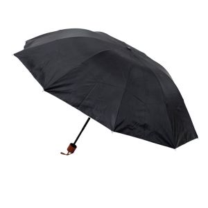 Sunshine 3 Fold Black Umbrella