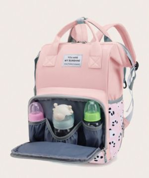 Multifunction Printed Diaper Nursing Bag