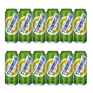Tuborg 500ml Can Beer (Pack of 12)