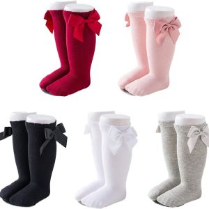 Baby Girls Knee High Bow Design Socks