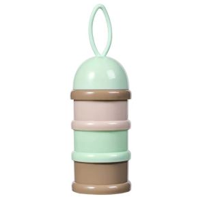 Mumlove 3 Tier Frog Portable Baby Food Storage Container Essential Flakes Container Cartoon Baby Food Dispenser Baby Supplies Storage Bowl With Lid