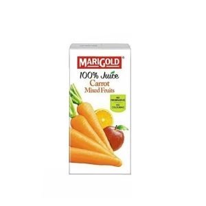 Marigold 100% Packet Juice Carrot Mixed Fruits 1Ltr