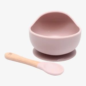 Peek-a-boo Baby Silicone Feeding Set  (Silicon Spoon, Suction Bowl)