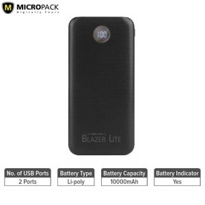 Micropack Blazer Lite 10000mAh Power Bank PB-10KL