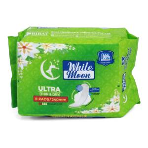 Whitemoon Ultra Thin & Dry 240mm Sanitary Pads 8'S