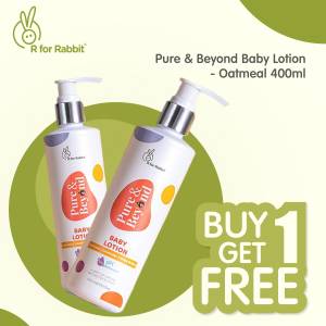 R for Rabbit Pure & Beyond Baby Lotion(400ml )- BLOM4001 (Buy 1 Get 1)