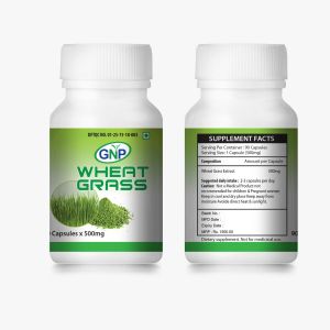 GNP Wheat Grass Nutrient Health Supplement  (90 capsules)