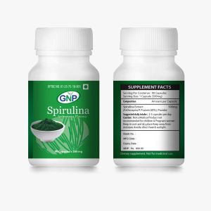 GNP Spirulina Food Supplement (90 capsules)