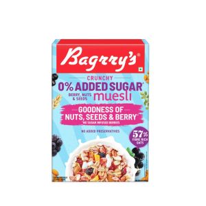 Bagrry 's Crunchy Muesli 0% Added Sugar 500Gm