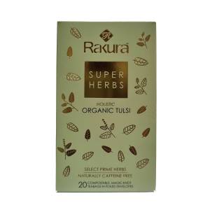 Rakura Super Herbs Holistic Organic Tulsi 20 Teabag