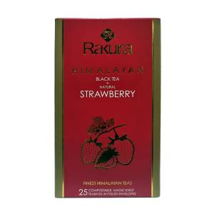 Rakura Himalayan Black Tea + Natural Strawberry 25 Teabag