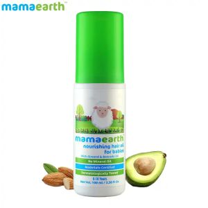 Mamaearth Nourishing Hair Oil for Babies With Almond & Avocado Oil - 200Ml