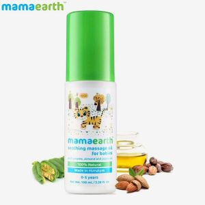 Mamaearth Soothing Baby Massage Oil 100Ml (0-5 Yrs)