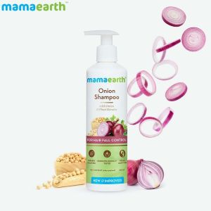 Mamaearth Onion Shampoo With Onion Oil & Plant Keratin 250Ml