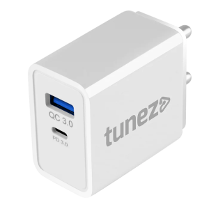 Tunez C40 22.5W QC 3.0 + PD 3.0 Fast Charging Adaptor