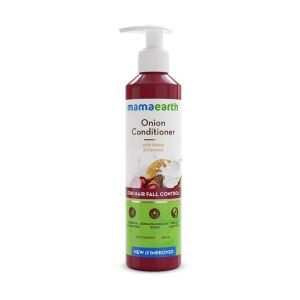 Mamaearth Onion Conditioner for Hair Growth & Hair Fall Control with Coconut Oil 250Ml