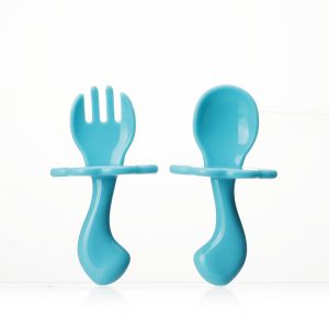 Mumlove Baby Feeding Spoon and Fork Set with Box Packing - BPA Free