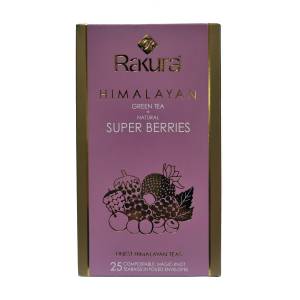 Rakura Himalayan Green Tea + Natural Super Berries  25 Teabag