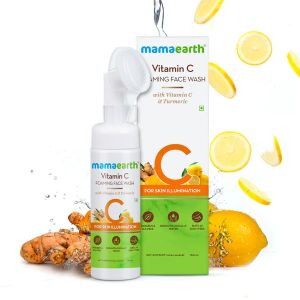 Mamaearth Vitamin C Foaming Face Wash with Vitamin C and Turmeric 150Ml