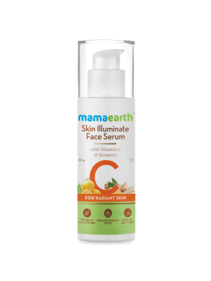 Mamaearth Skin Illuminate Face Serum For Radiant Skin with Vitamin C & Turmeric 30Gm