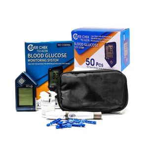 Clever Chek Blood Glucose Monitoring Meter (Td-4239) Plus 50 Strips