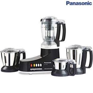 Panasonic MX-AC 400(Black) 550W Super Mixer Grinder 3 Steel jars, 1 Juicer jar (Black)