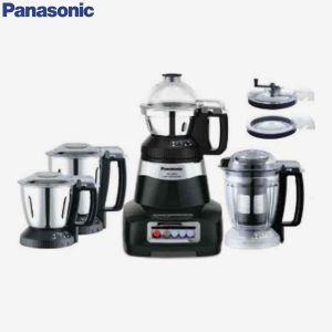 Panasonic MX-AE475BLK 750W Monster Mixer Grinder 2 Steel Jars  1 Steel super Jar  1 Juicer jar (Black)