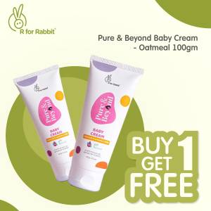 R for Rabbit Pure & Beyond Baby cream( 100gm) -BCOM1001 (Buy 1 Get 1)