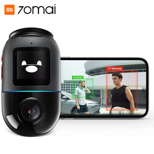 70mai Omni Dash Cam (128 GB), Patented 360° Full View Rotatable Design