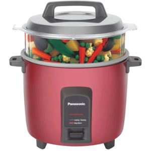 Panasonic 1.8 Litre Drum Rice Cooker SR-Y18FHS(E) Burgundy