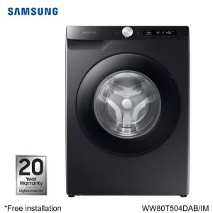 Samsung 8Kg Digital Inverter Washing Machine With AI Control WiFi Embedded & Smart Thing Connectivity WW80T504DAB/IM