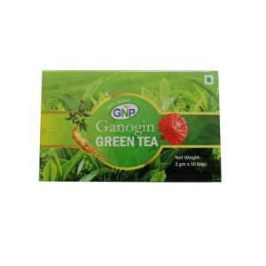 GNP Ganogin Green Tea 100Gm (50 tea bags)