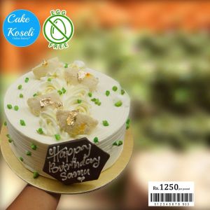 Cake Koseli Eggless Rasmalai cake 1pound