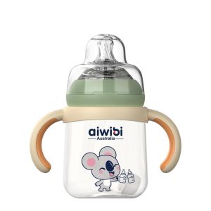 Aiwibi Anti-Gas Breast-Like Baby Feeding Bottle 240ml