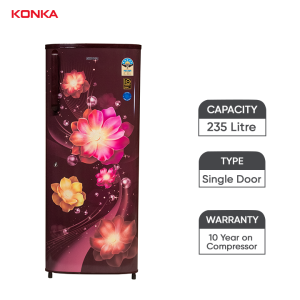 KONKA 235Ltr. Refrigerator Single Door ( KRDF 235 GRF )