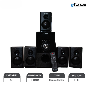 Force Home Theater System Multimedia Speaker 5.1 CH (FW 5872)