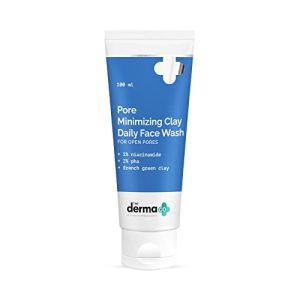 The Derma Co Pore Minimizing Clay Daily Face Wash with 1% Niacinamide & 2% PHA 100Ml