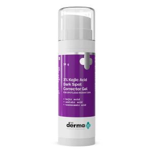 The Derma Co 3% Kojic Acid Dark Spot Corrector Gel with Azelaic & Tranexamic Acid 30Gm