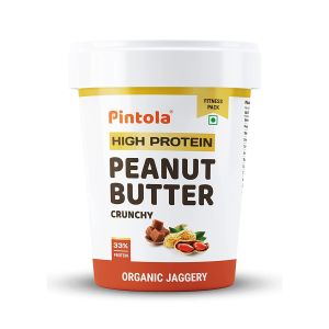 Pintola  High Protein Peanut Butter Crunchy Organic Jaggery 1Kg