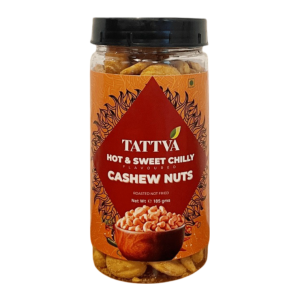 Tattva Hot And Sweet Chilly Cashew Nuts 185Gm