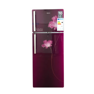 Belaco 215Ltr. Double Door Refrigerator  Purple with flower (EBCD-215)