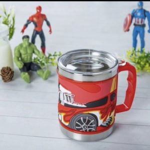 Hot Wheels Printed Hot and Cold Stainless Steel Mug For Kids